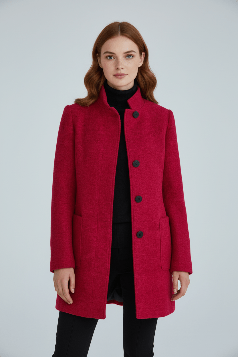 Elara Women’s Wool Blend Coat - Sofia Maris