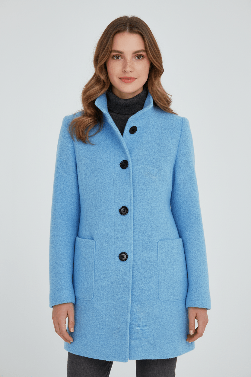 Elara Women’s Wool Blend Coat - Sofia Maris