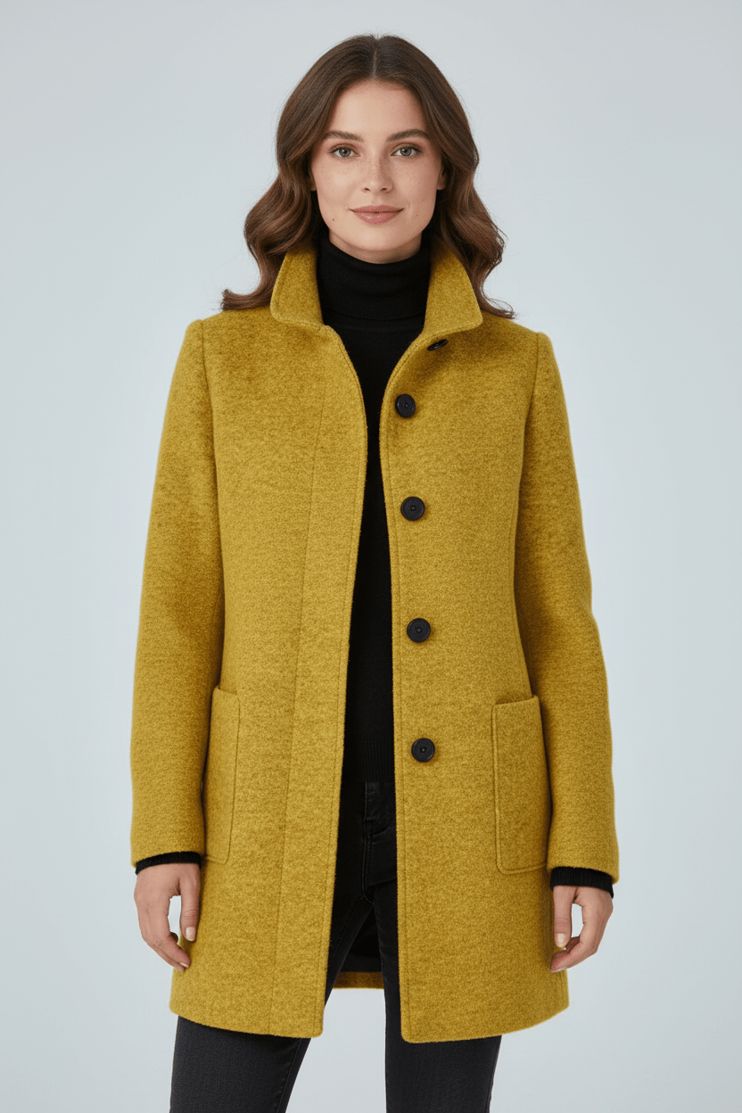 Elara Women’s Wool Blend Coat - Sofia Maris