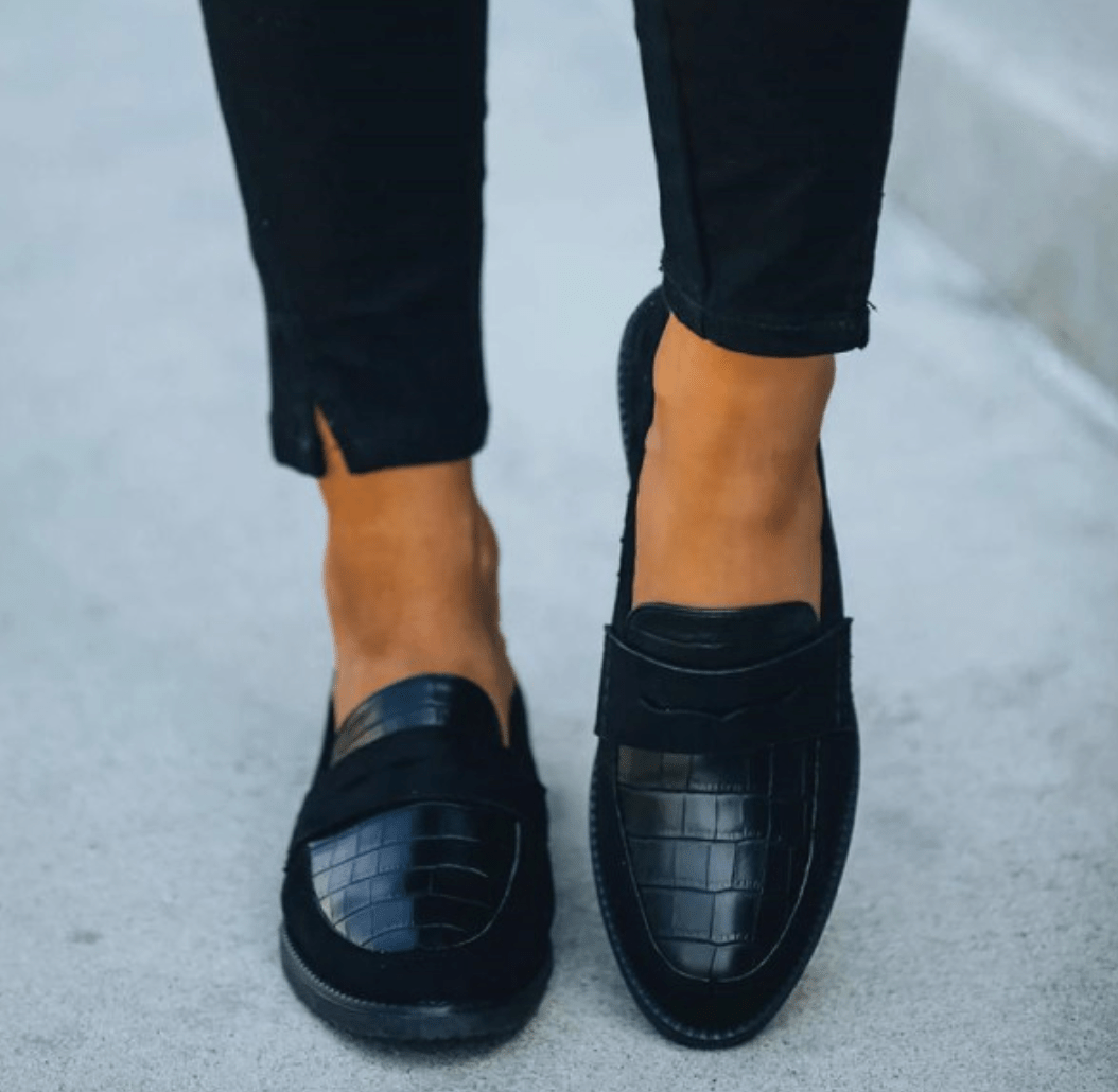 Freya – Women’s Leather Loafers – Minimalist Classic Silhouette - Sofia Maris