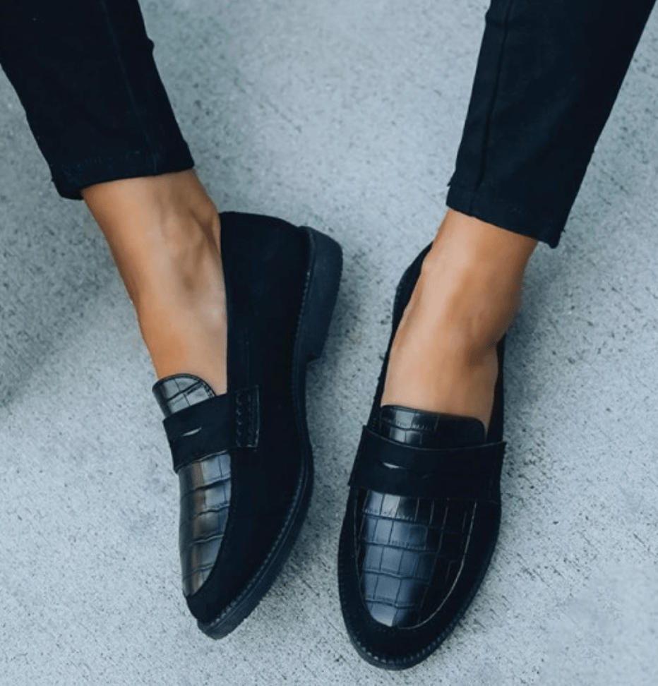 Freya – Women’s Leather Loafers – Minimalist Classic Silhouette - Sofia Maris