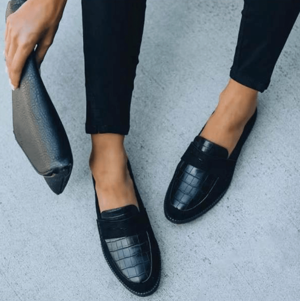 Freya – Women’s Leather Loafers – Minimalist Classic Silhouette - Sofia Maris