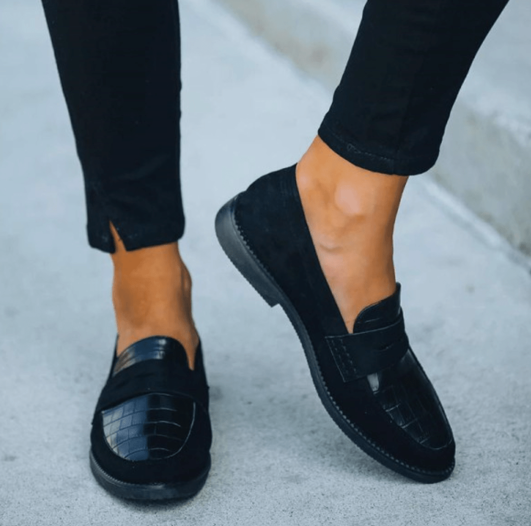 Freya – Women’s Leather Loafers – Minimalist Classic Silhouette - Sofia Maris
