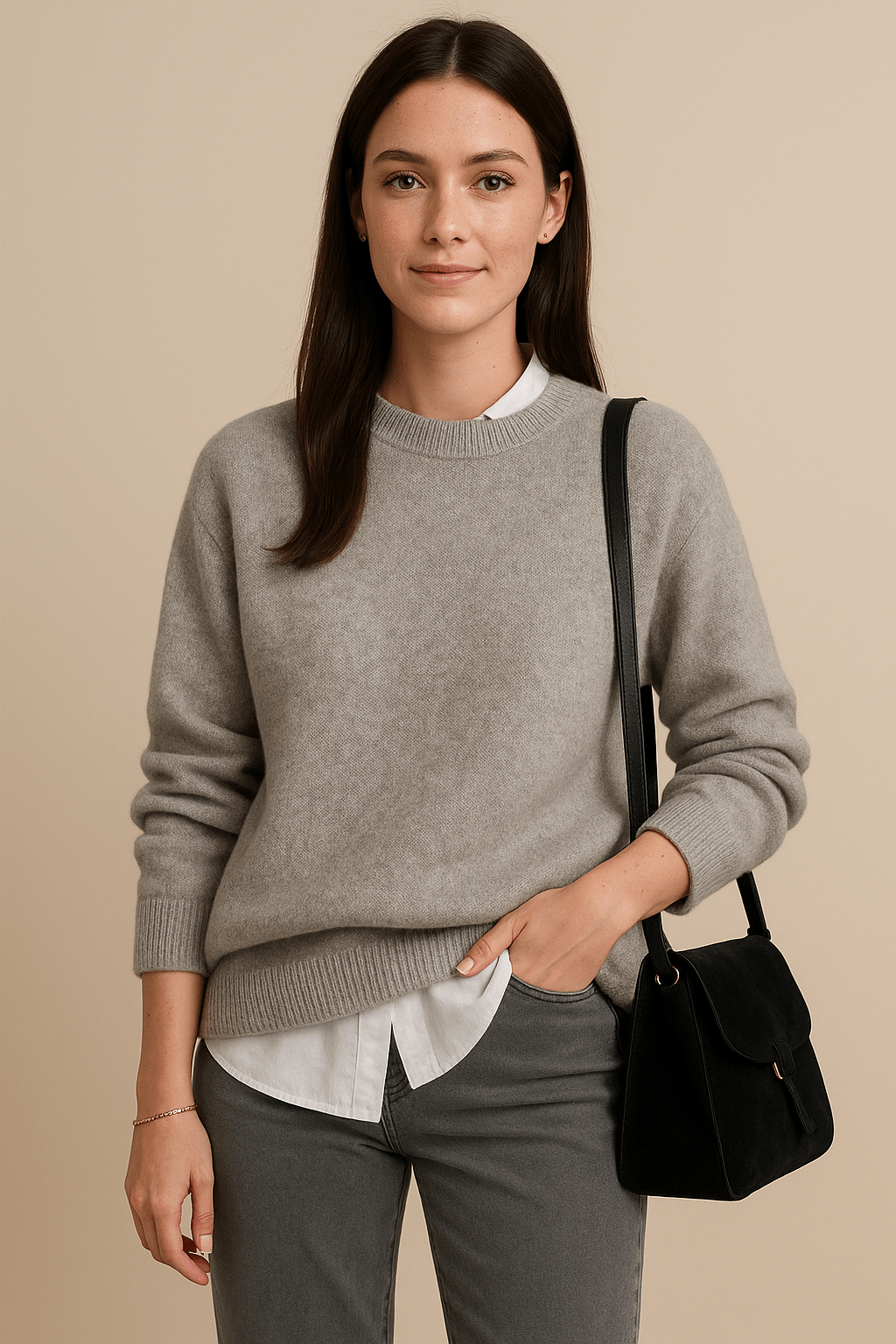 Marlene – Soft Wool Blend Oversized Knitted Sweater - Sofia Maris