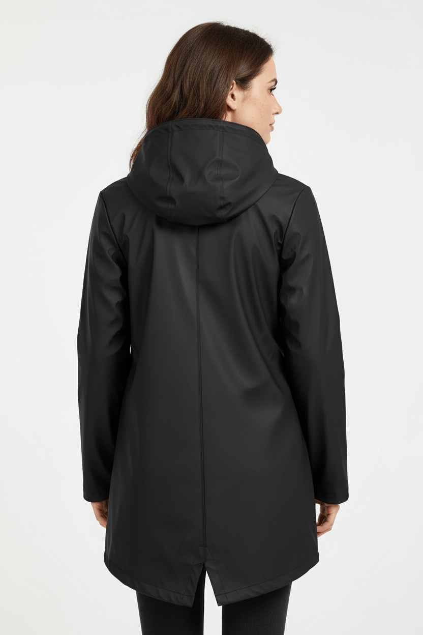Meera – Women’s Waterproof Fleece-Lined Hooded Trench Coat with Tailored Fit - Sofia Maris