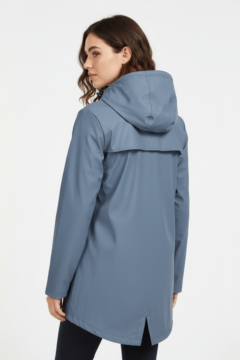 Meera – Women’s Waterproof Fleece-Lined Hooded Trench Coat with Tailored Fit - Sofia Maris