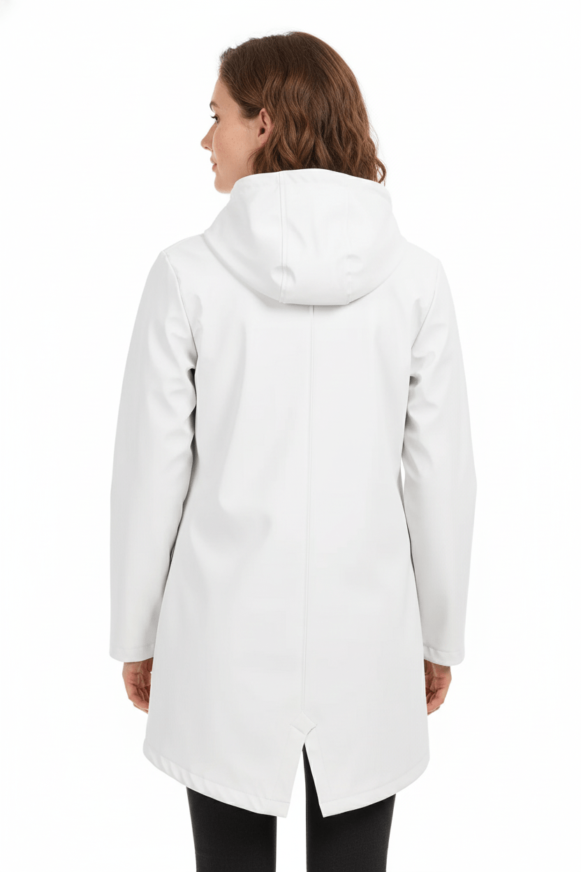 Meera – Women’s Waterproof Fleece-Lined Hooded Trench Coat with Tailored Fit - Sofia Maris