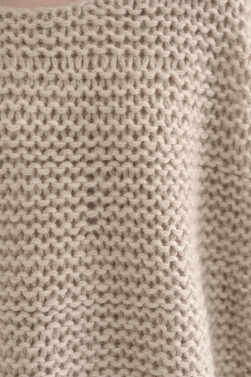 Women’s Oversized Knit Sweater with Off-Shoulder Design - Sofia Maris