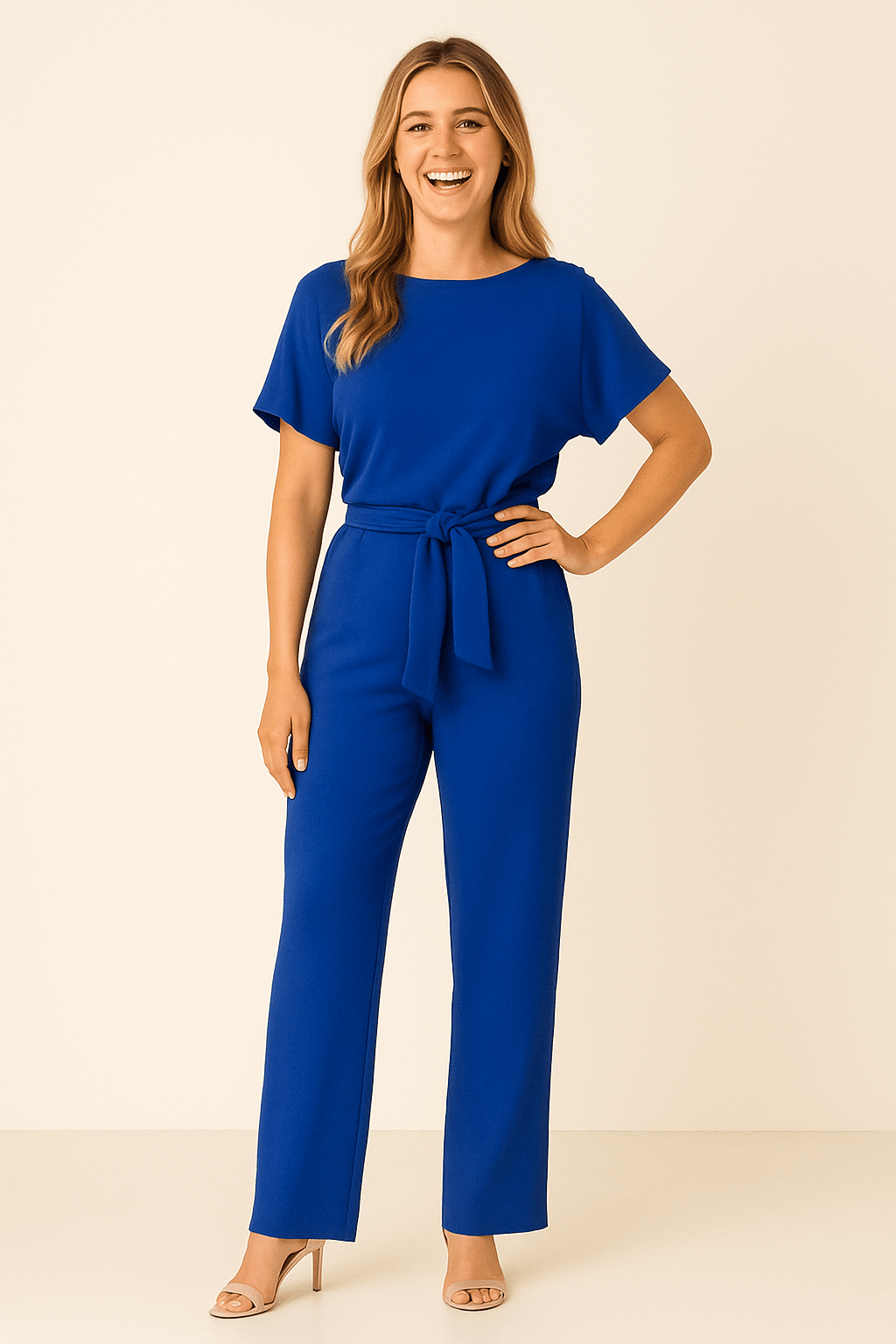 Jules Womens Simple And Chic Jumpsuit - Sofia Maris
