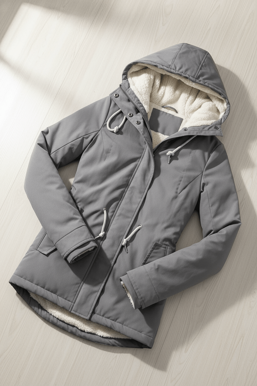 Zephyra – Women’s Waterproof Rain Jacket with Hood and Extended Hem - Sofia Maris