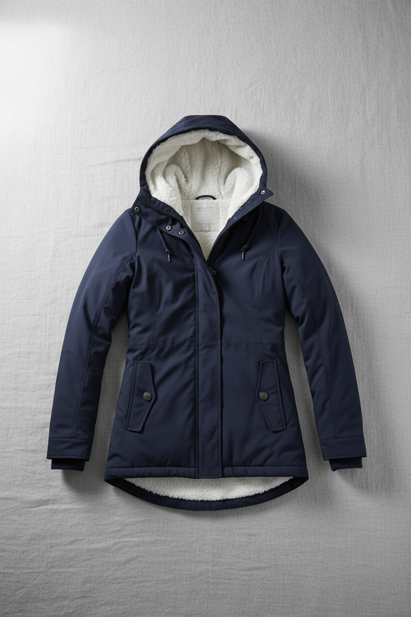 Zephyra – Women’s Waterproof Rain Jacket with Hood and Extended Hem - Sofia Maris