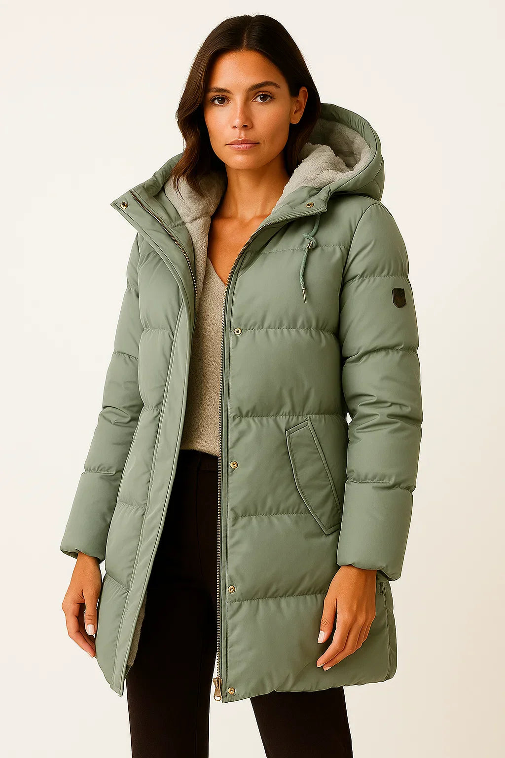 Women’s Puffer Jacket – Insulated Winter Coat for Autumn & Winter - Sofia Maris