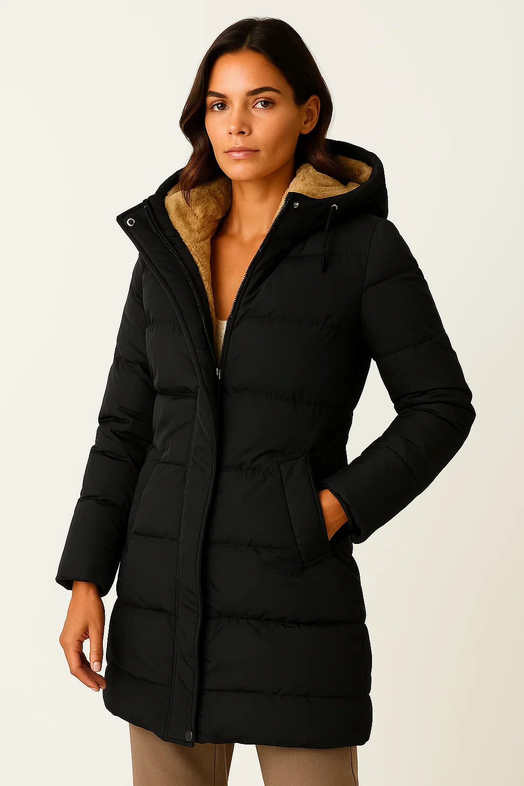 Women’s Puffer Jacket – Insulated Winter Coat for Autumn & Winter - Sofia Maris