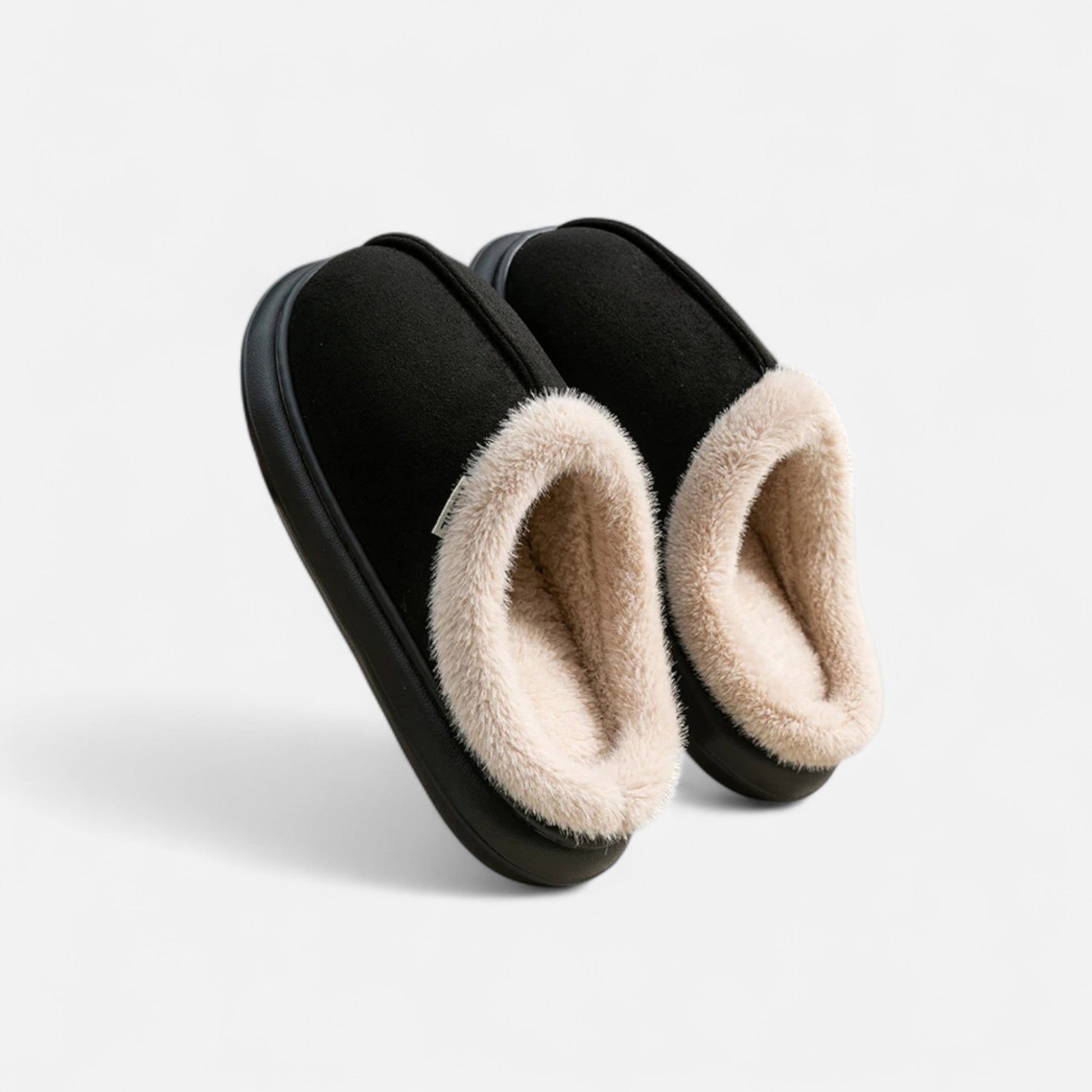 Women’s Plush Cashmere-Touch Platform Slippers - Sofia Maris