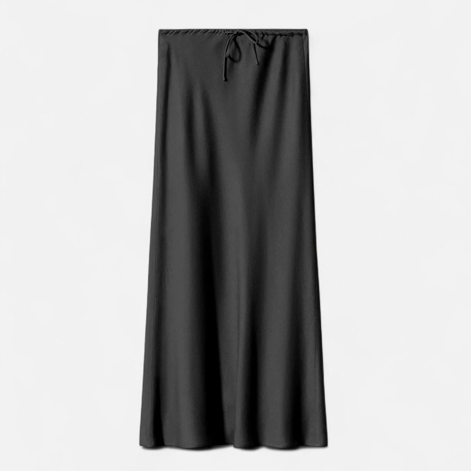 Women's Elegant High-Waist Satin Skirt - Sofia Maris