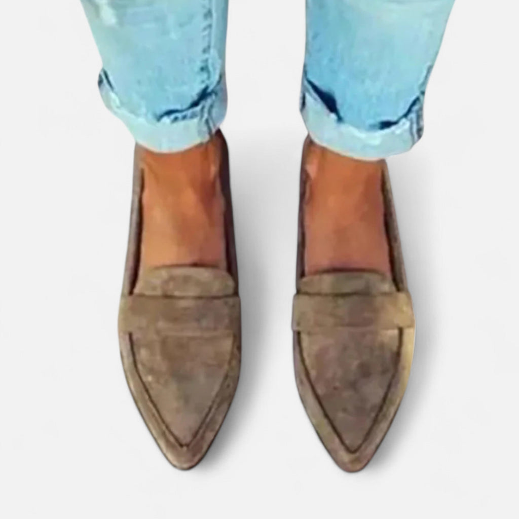 Sofia Maris Women’s Retro Pointed-Toe Loafers - Sofia Maris