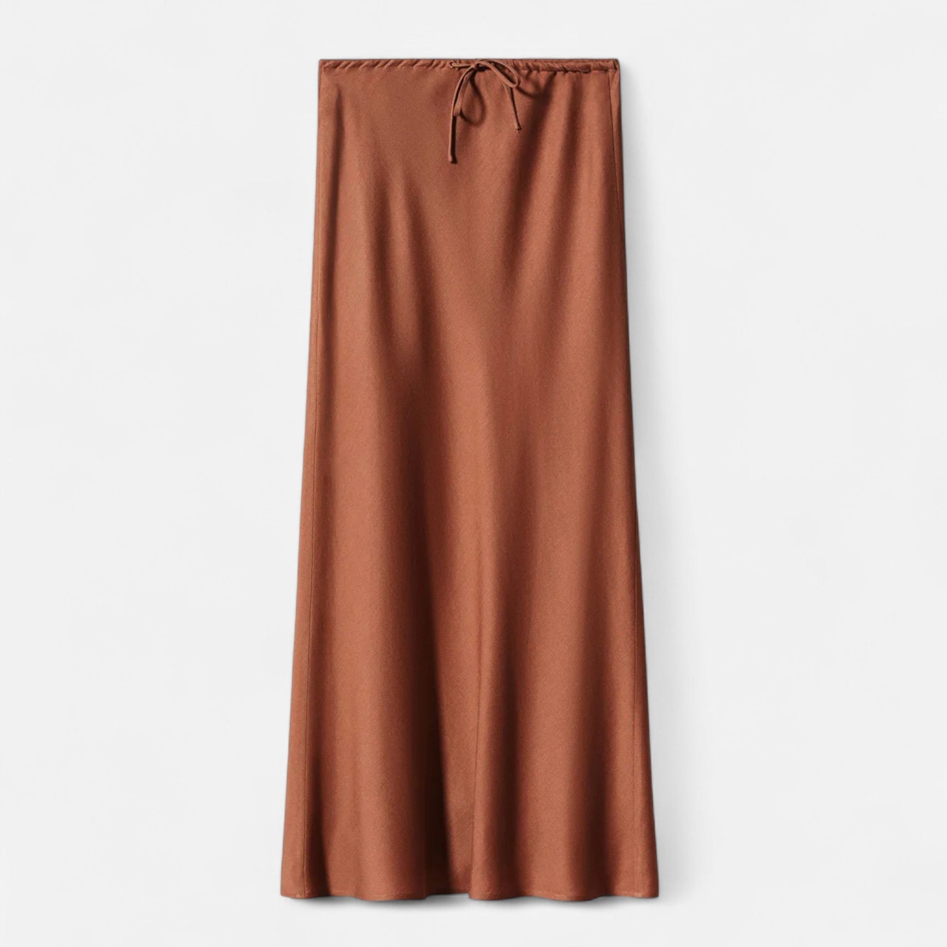 Women's Elegant High-Waist Satin Skirt - Sofia Maris