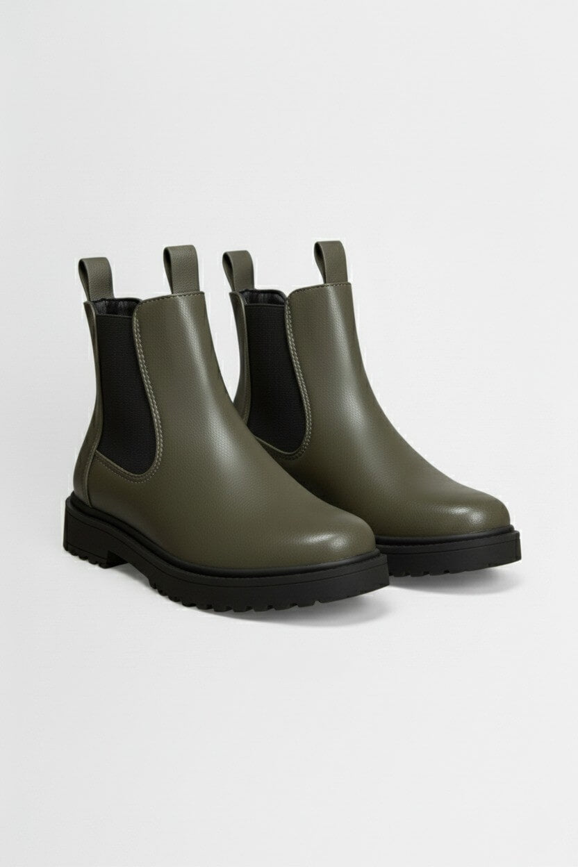 Sofia Maris | Women’s Chelsea Boots – Slip-On Chunky Platform Design