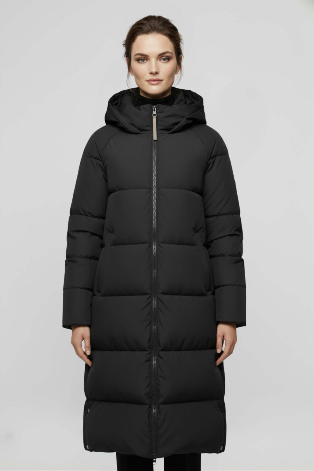 Sofia Maris Women’s Long Puffer Coat with Elegant Design - Sofia Maris
