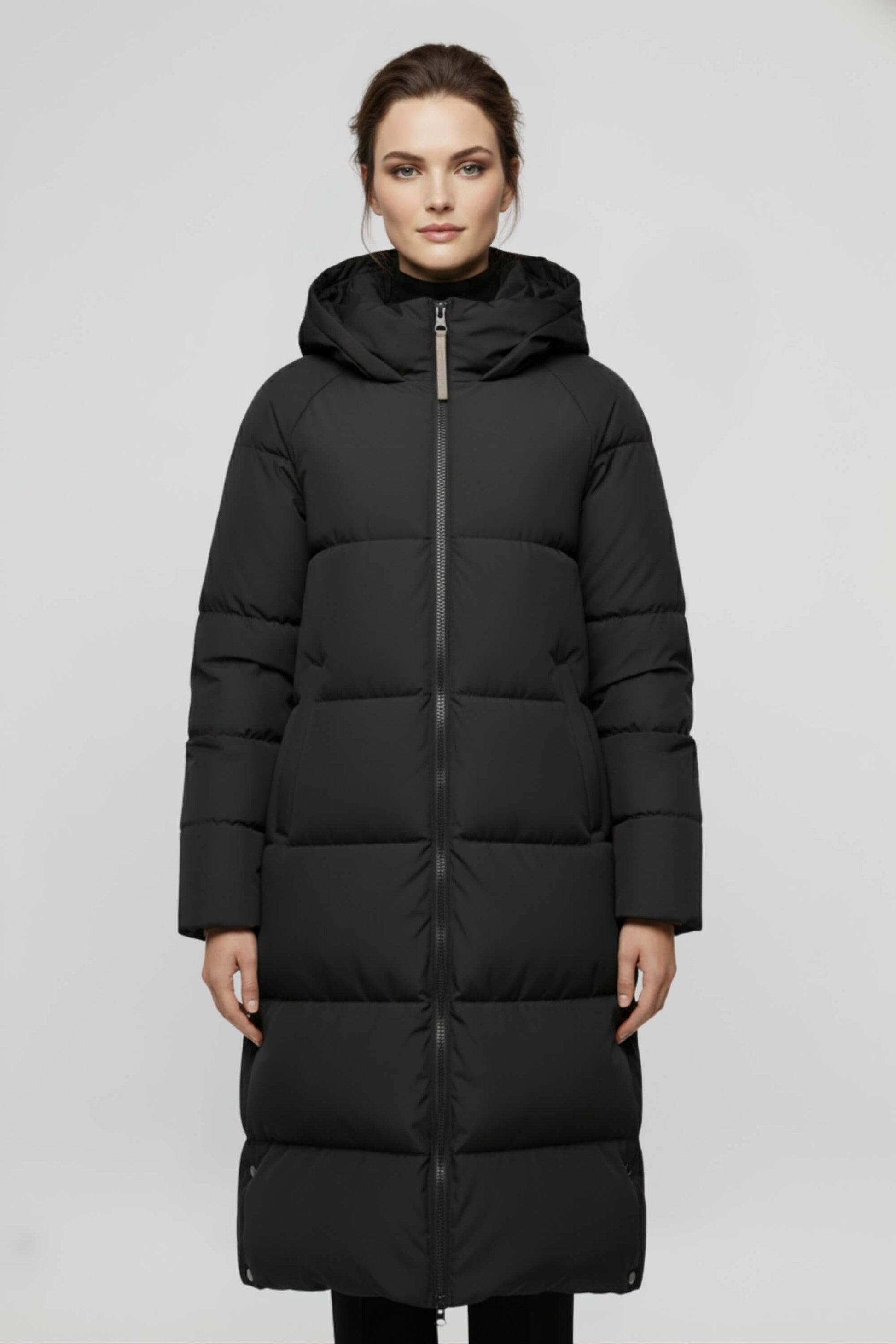 Sofia Maris Women’s Long Puffer Coat with Elegant Design - Sofia Maris