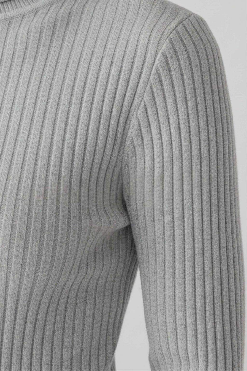 Sofia Maris Women’s Ribbed Roll Neck Slim Fit Knit Jumper - Sofia Maris