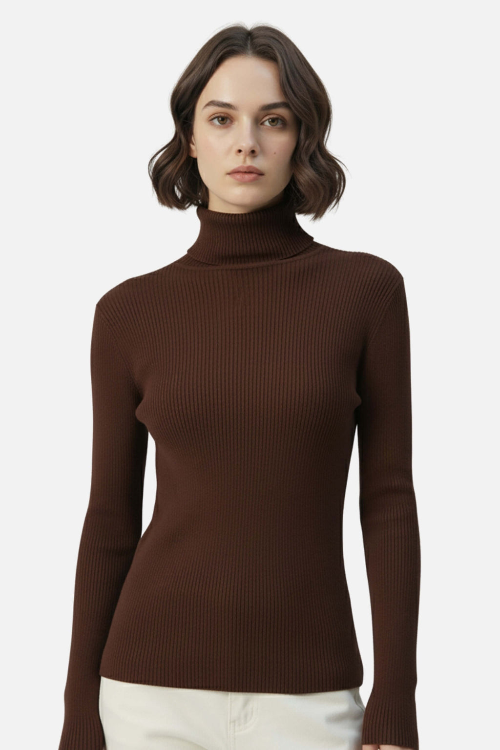 Sofia Maris Women’s Turtleneck Jumper – Modern Warmth with Timeless Grace - Sofia Maris