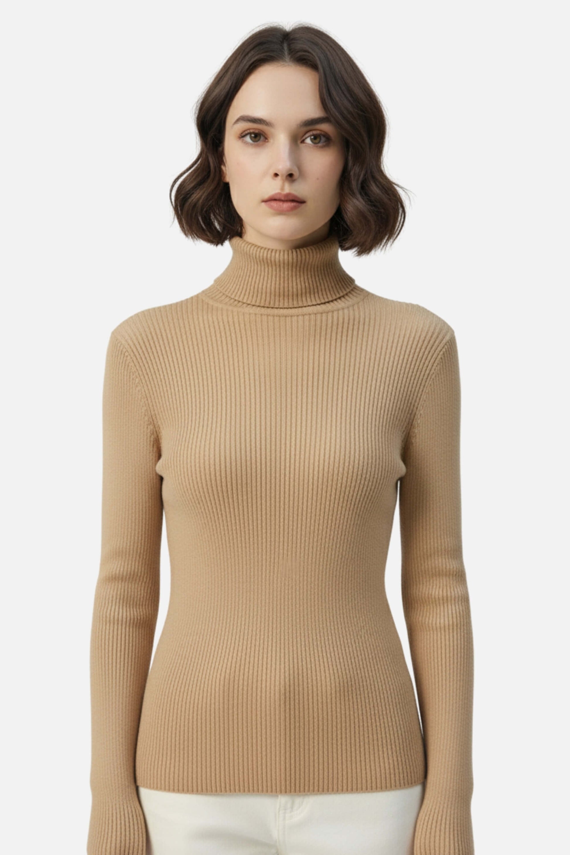 Sofia Maris Women’s Turtleneck Jumper – Modern Warmth with Timeless Grace - Sofia Maris