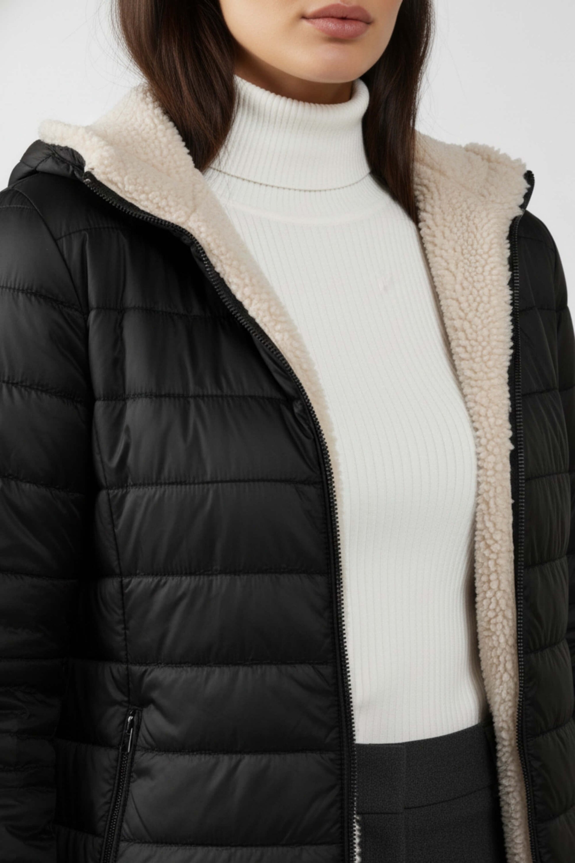 Sofia Maris Women’s Puffer Jacket with Refined Insulated Finish - Sofia Maris