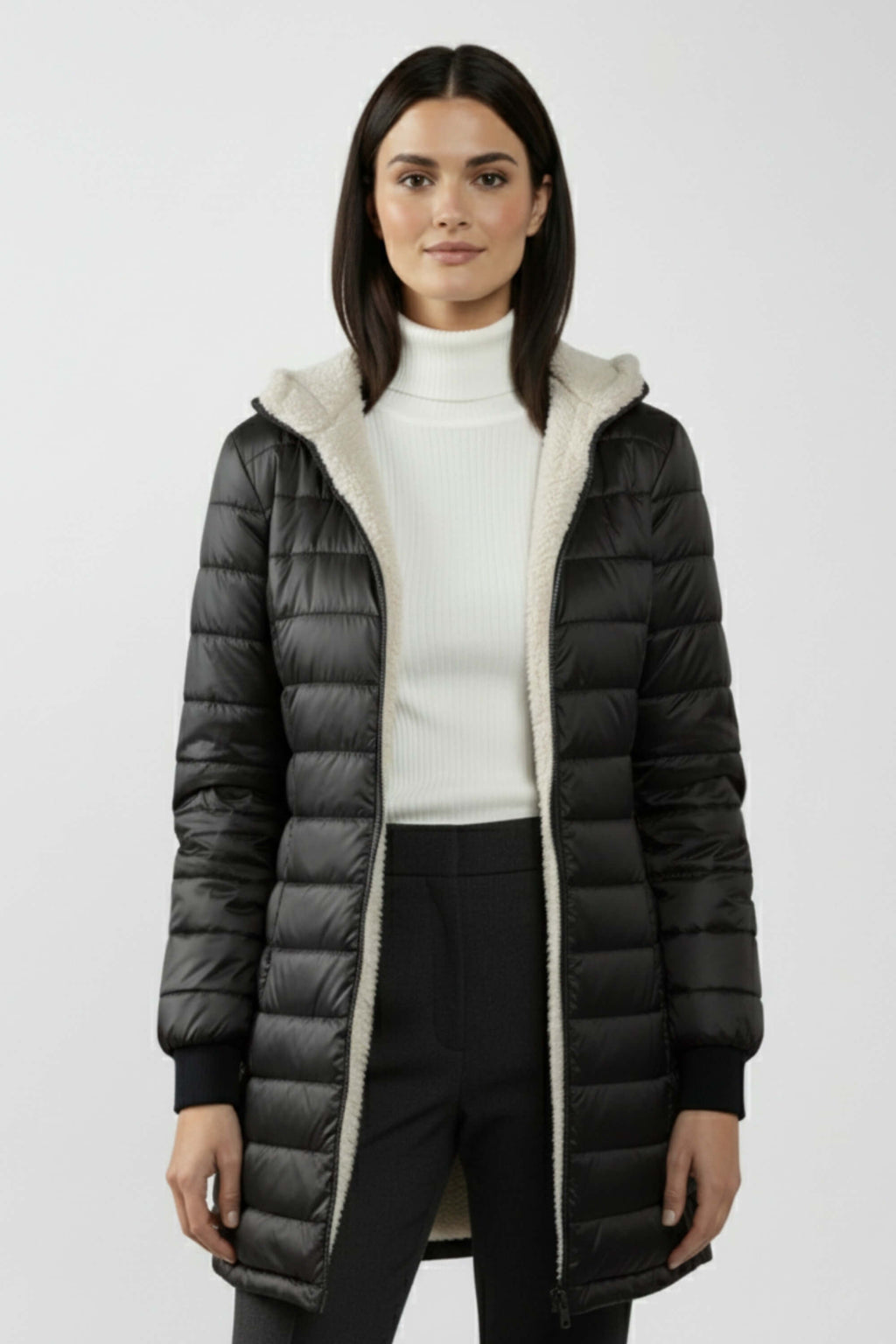 Sofia Maris Women’s Puffer Jacket with Refined Insulated Finish - Sofia Maris