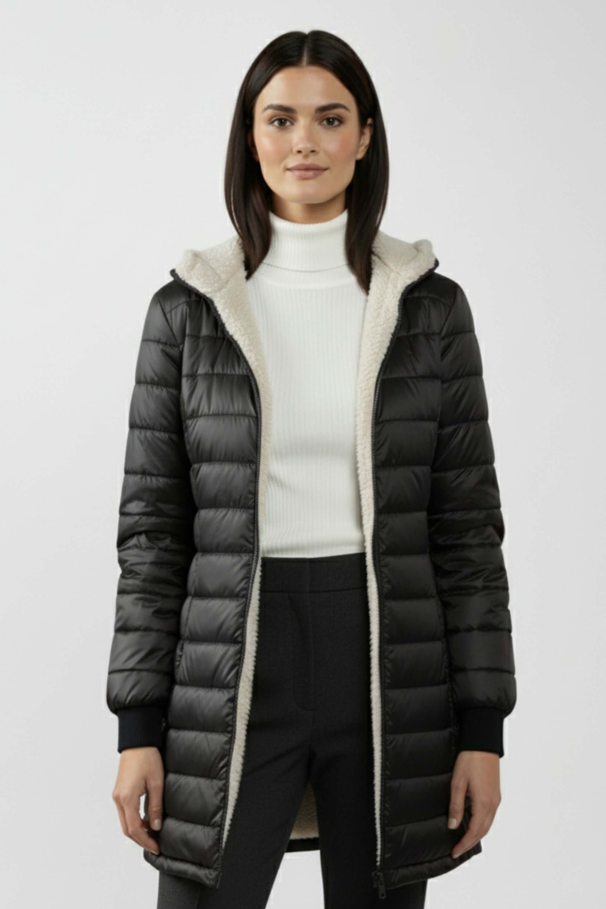 Sofia Maris Women’s Puffer Jacket with Refined Insulated Finish - Sofia Maris