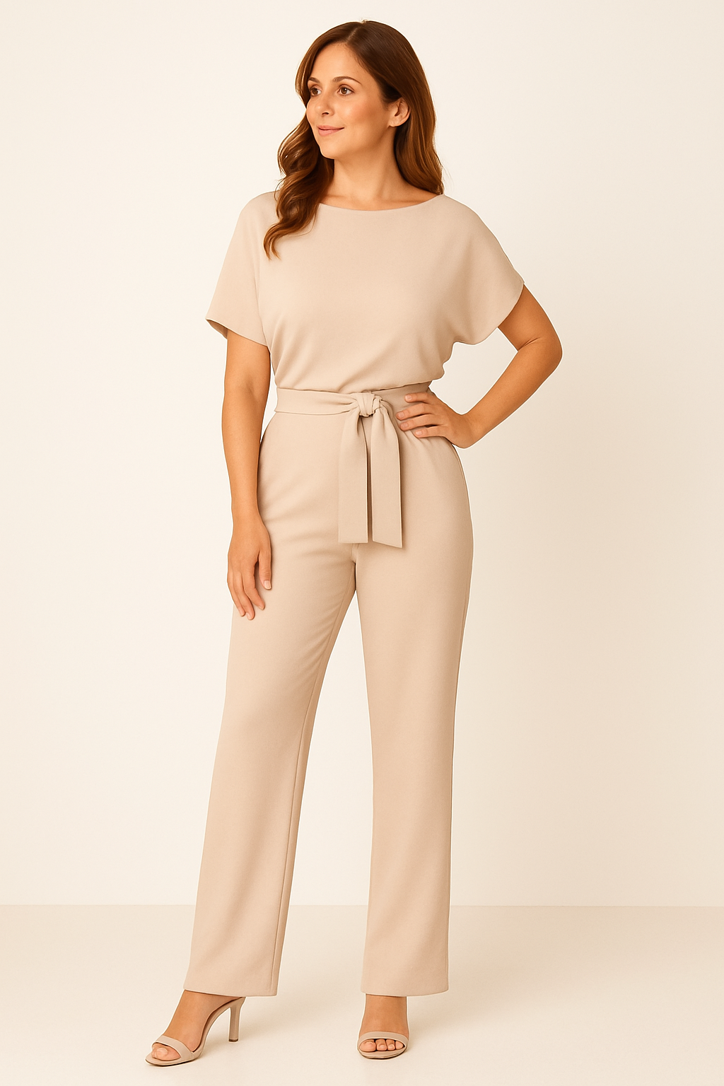 Jules Womens Simple And Chic Jumpsuit - Sofia Maris