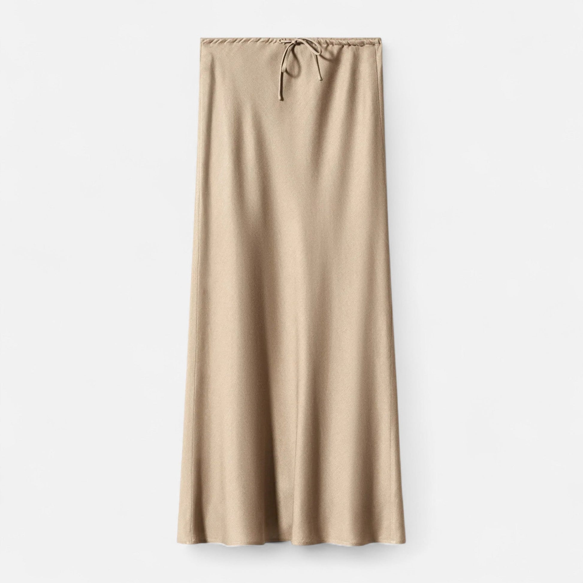 Women's Elegant High-Waist Satin Skirt - Sofia Maris