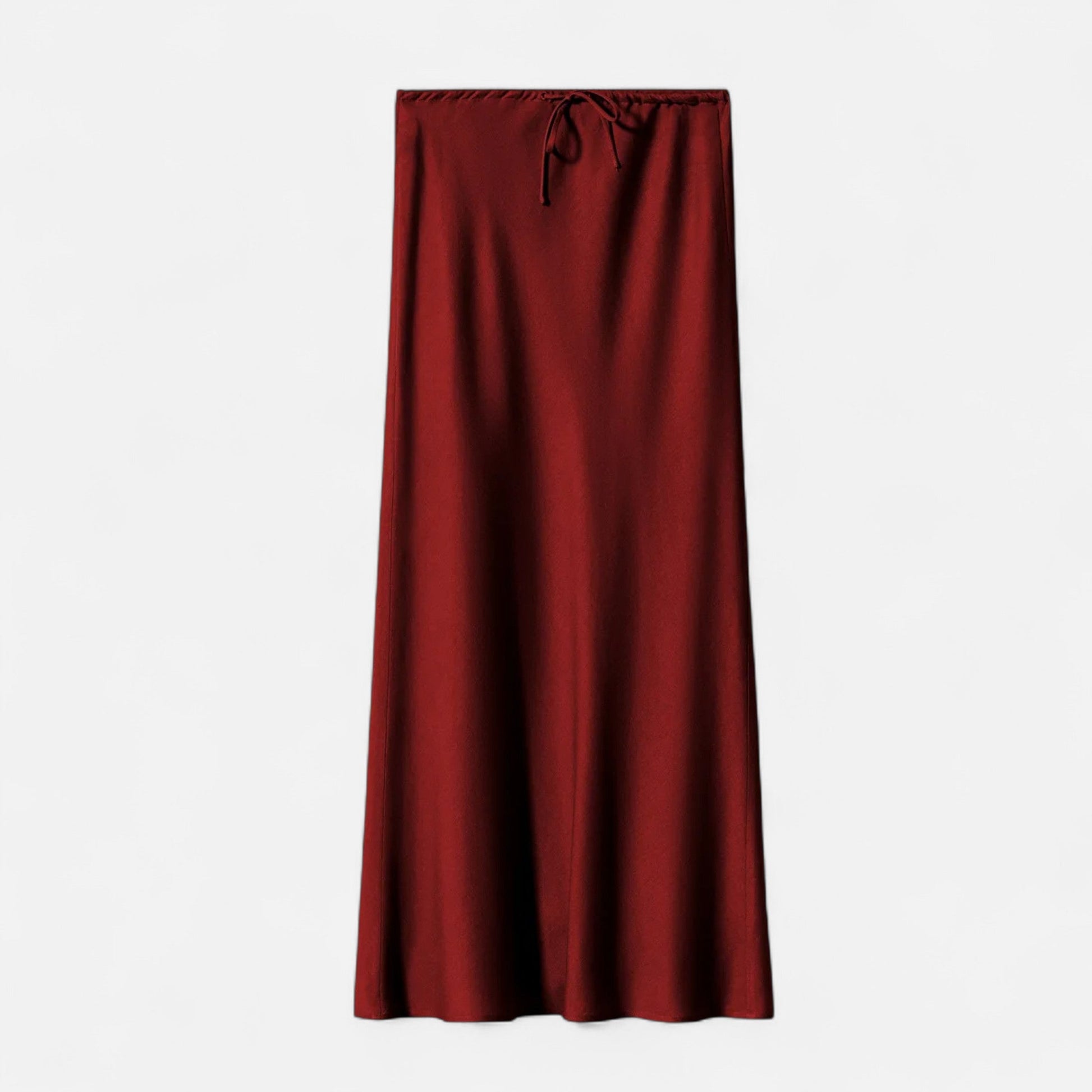 Women's Elegant High-Waist Satin Skirt - Sofia Maris