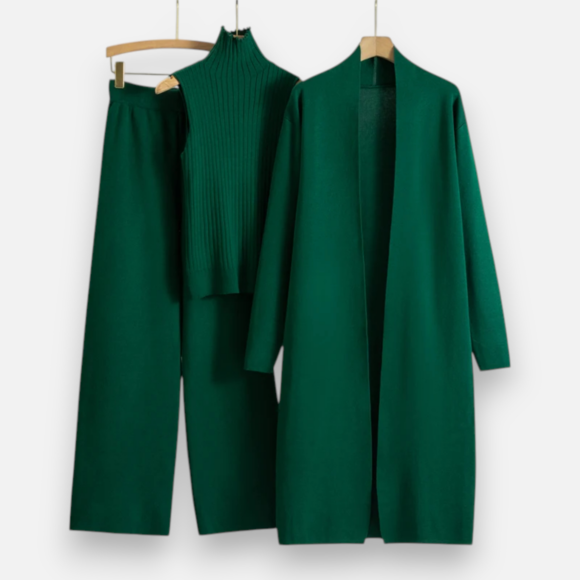 Women’s Knitted 3-Piece Cardigan Set - Sofia Maris