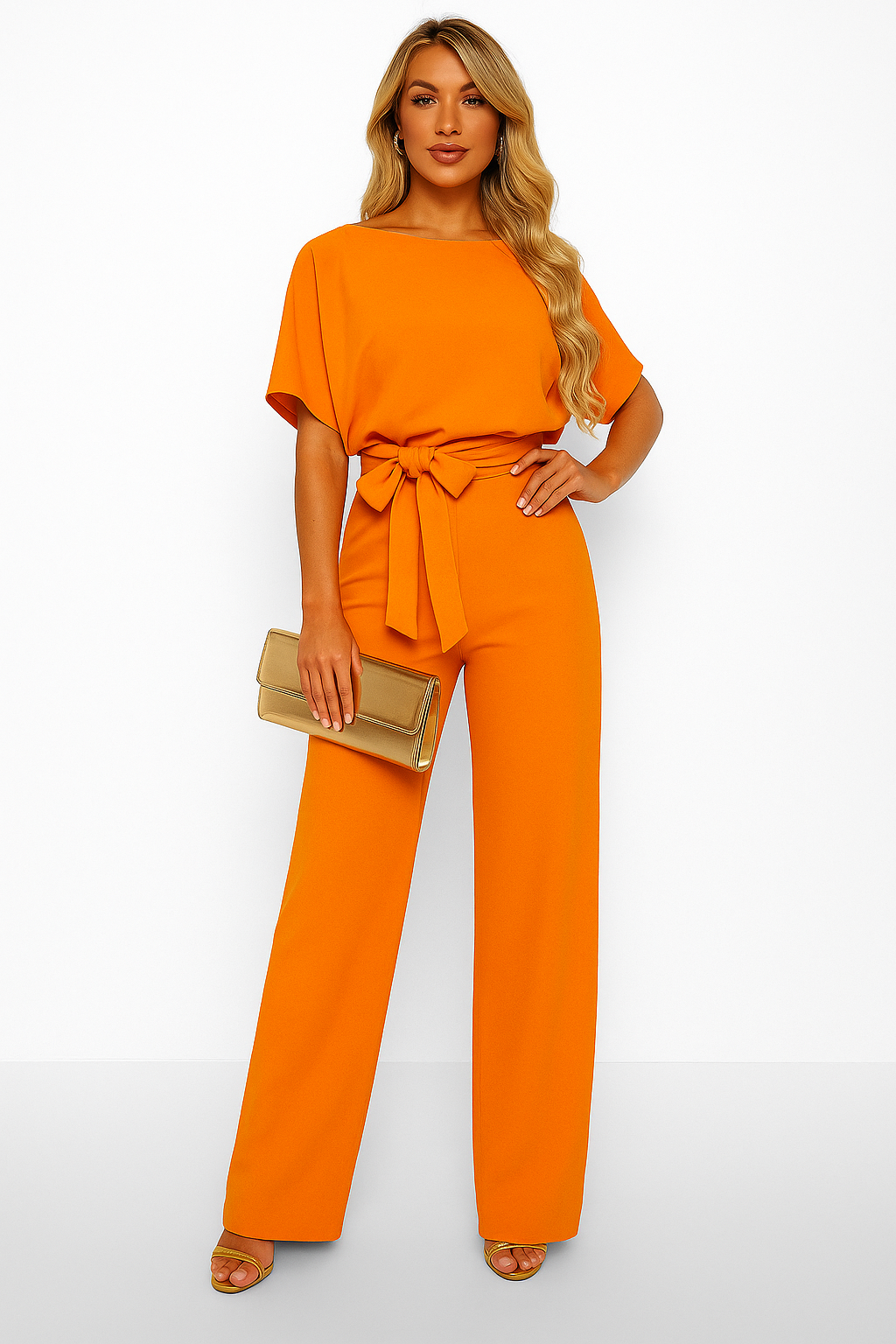 Jules Womens Simple And Chic Jumpsuit - Sofia Maris