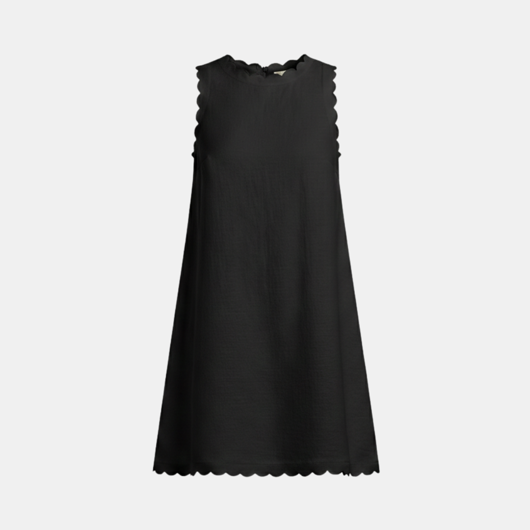 Zoe - Women's Mini Dress White Linen