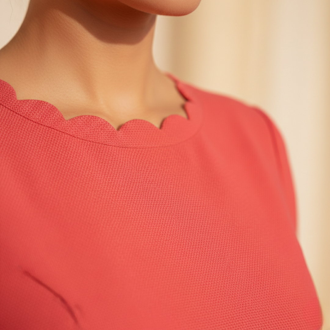 Zoe - Women's Mini Dress White Linen