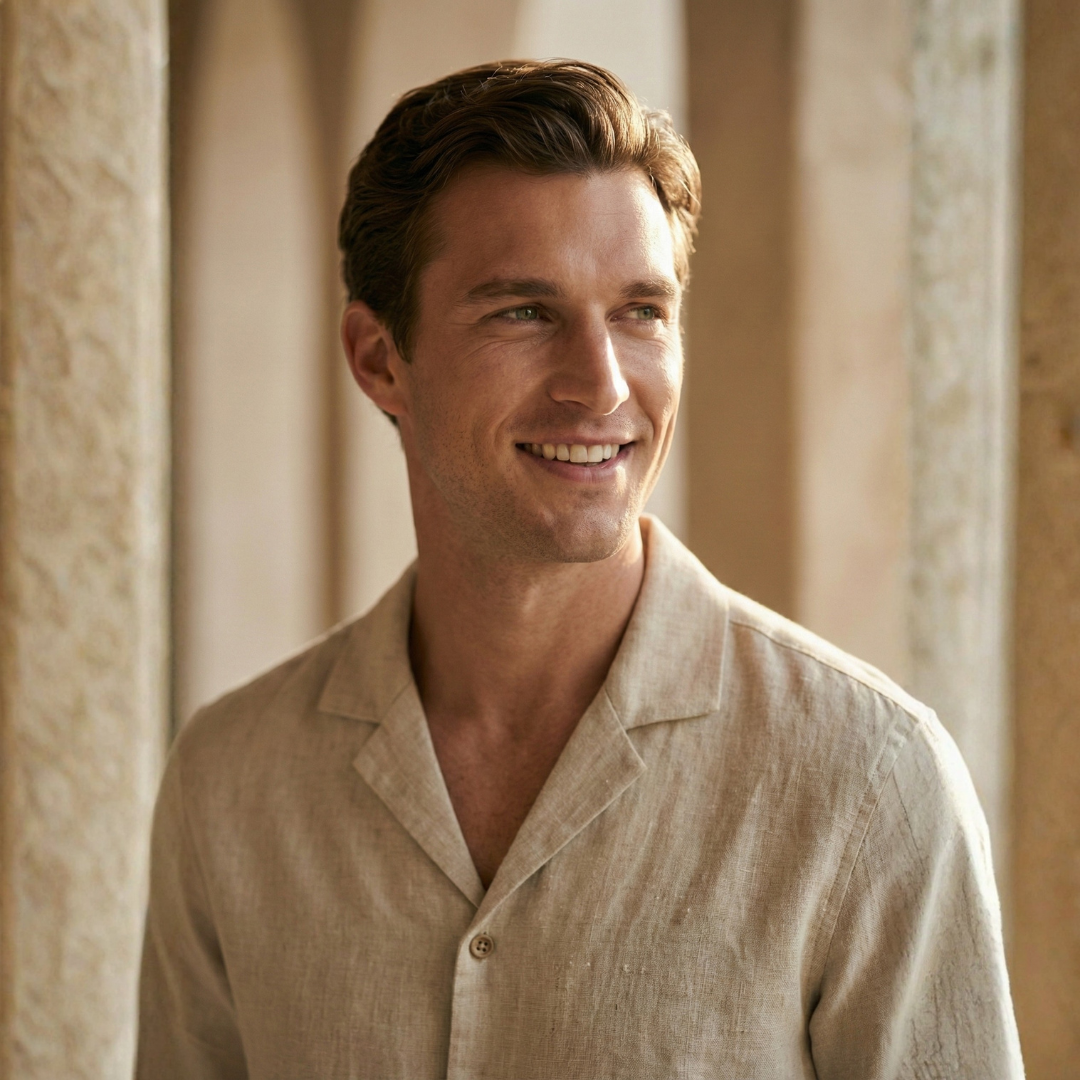 Miles | Lightweight Linen Set for Men – Shirt & Pants Combo