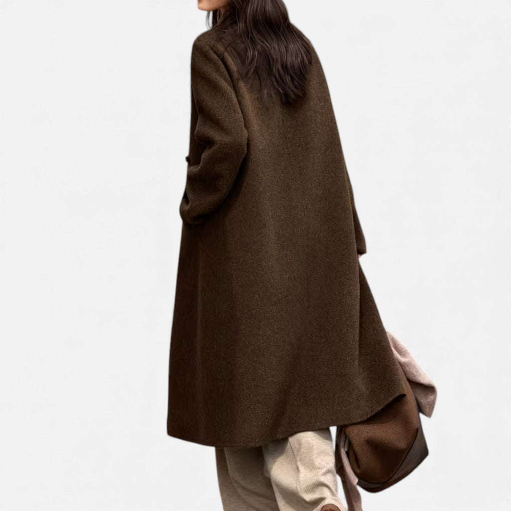 Sofia Maris | Women’s Structured Long Woollen Winter Coat