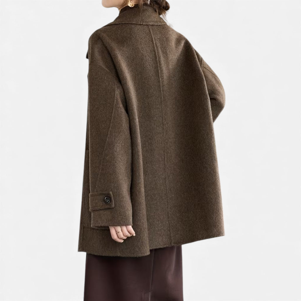 Sofia Maris | Women’s Thick Alpaca-Blend Winter Coat