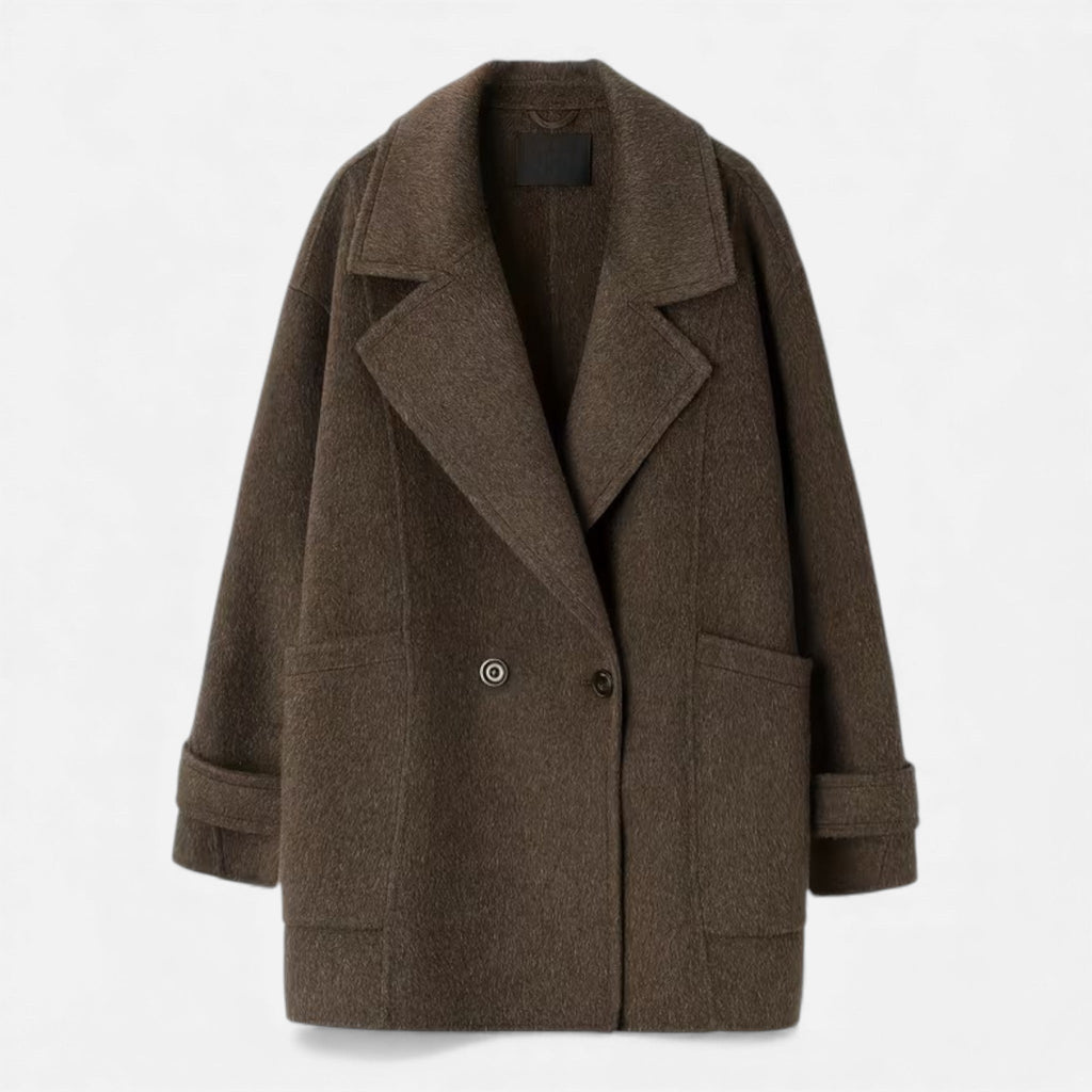 Sofia Maris | Women’s Thick Alpaca-Blend Winter Coat