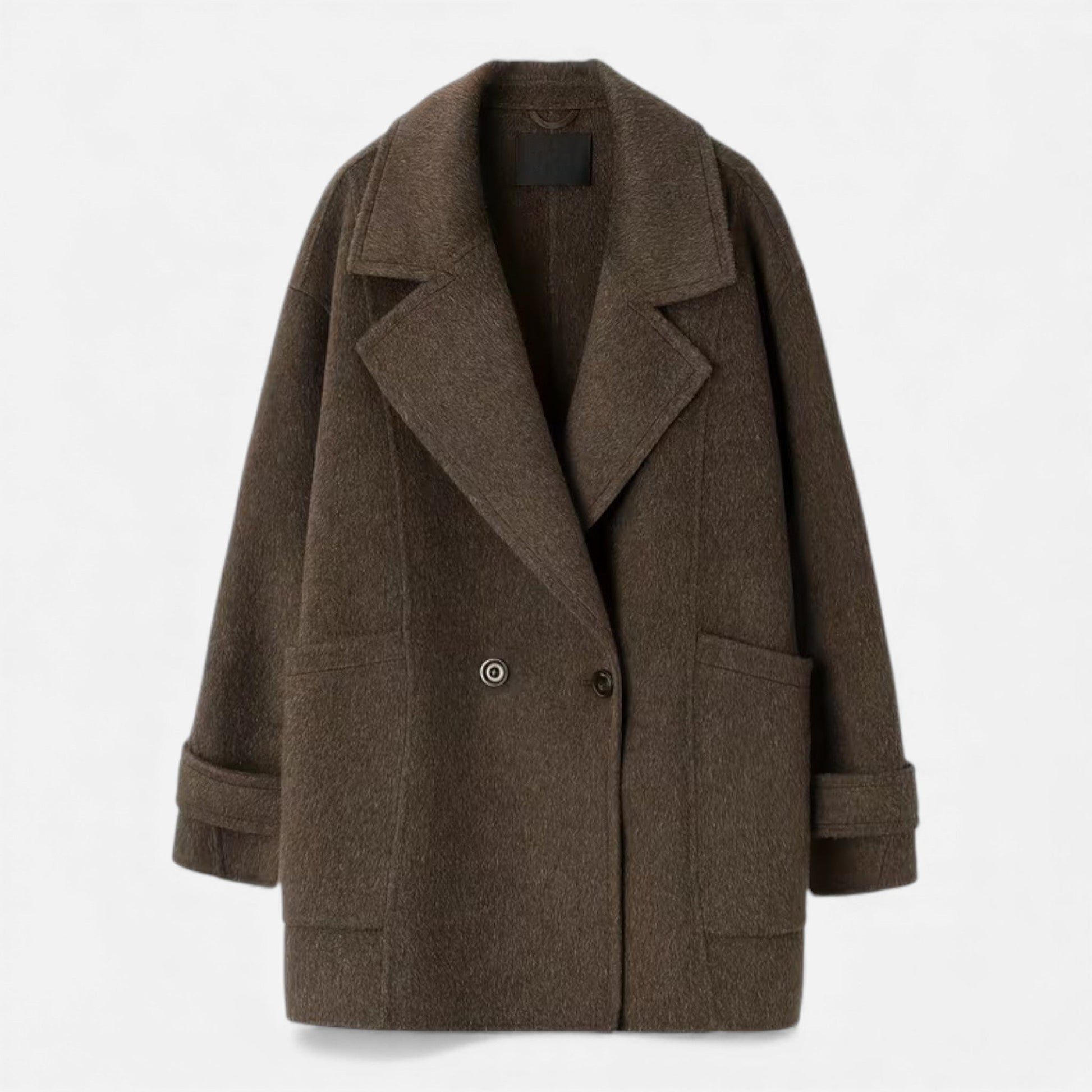 Sofia Maris | Women’s Thick Alpaca-Blend Winter Coat