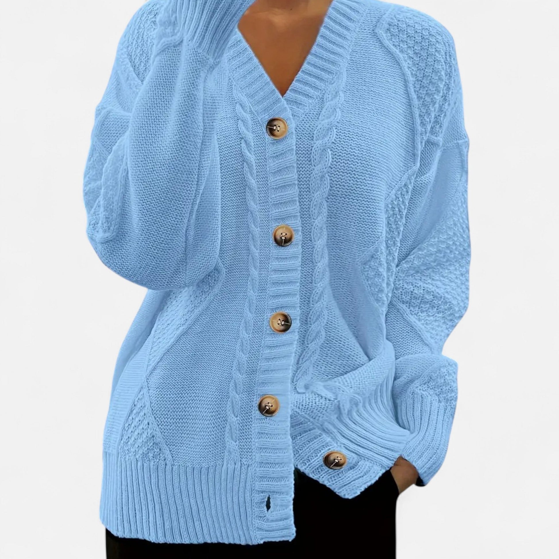 Women’s Knit Autumn Cardigan - Sofia Maris
