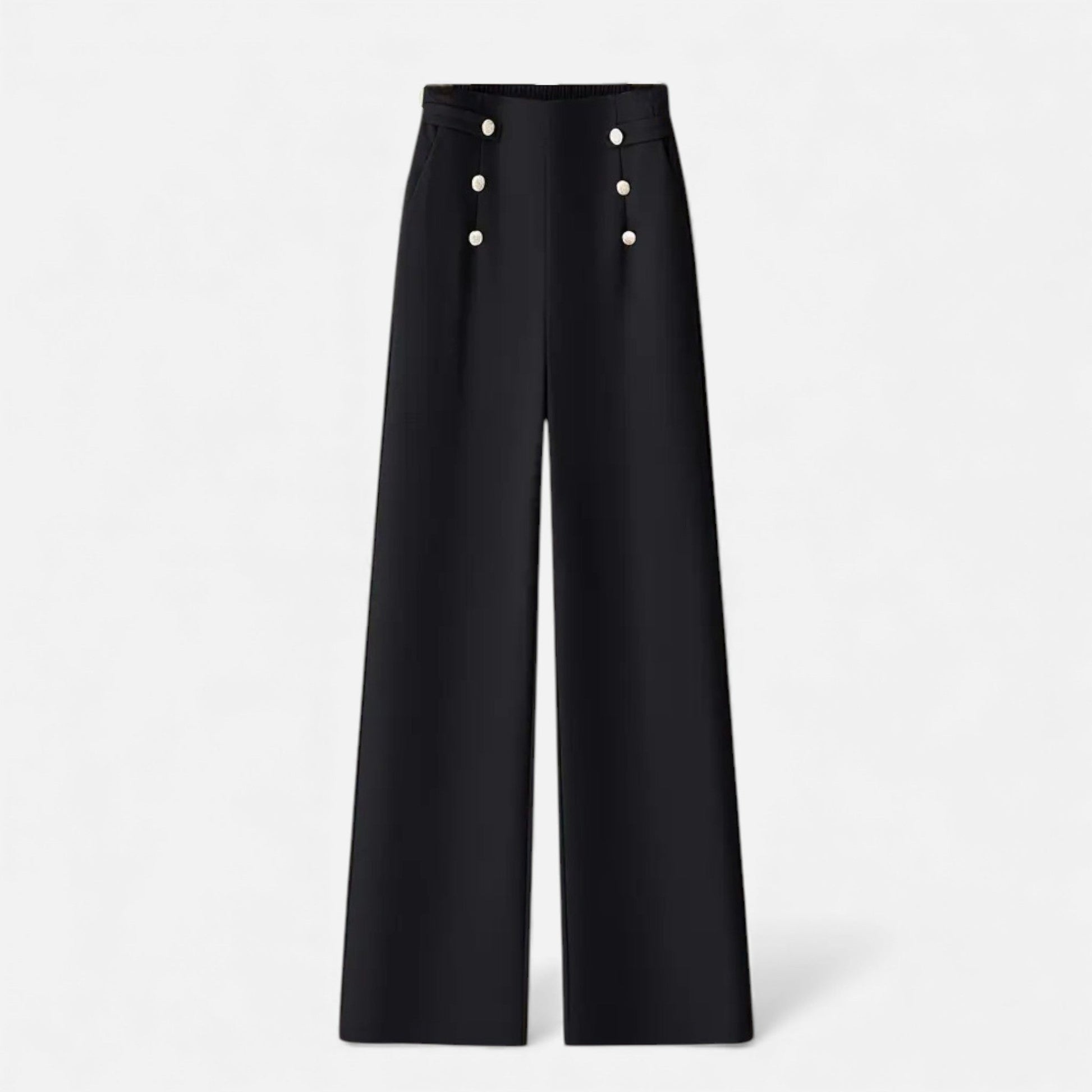 Women’s Wide-Leg High-Waist Trousers - Sofia Maris