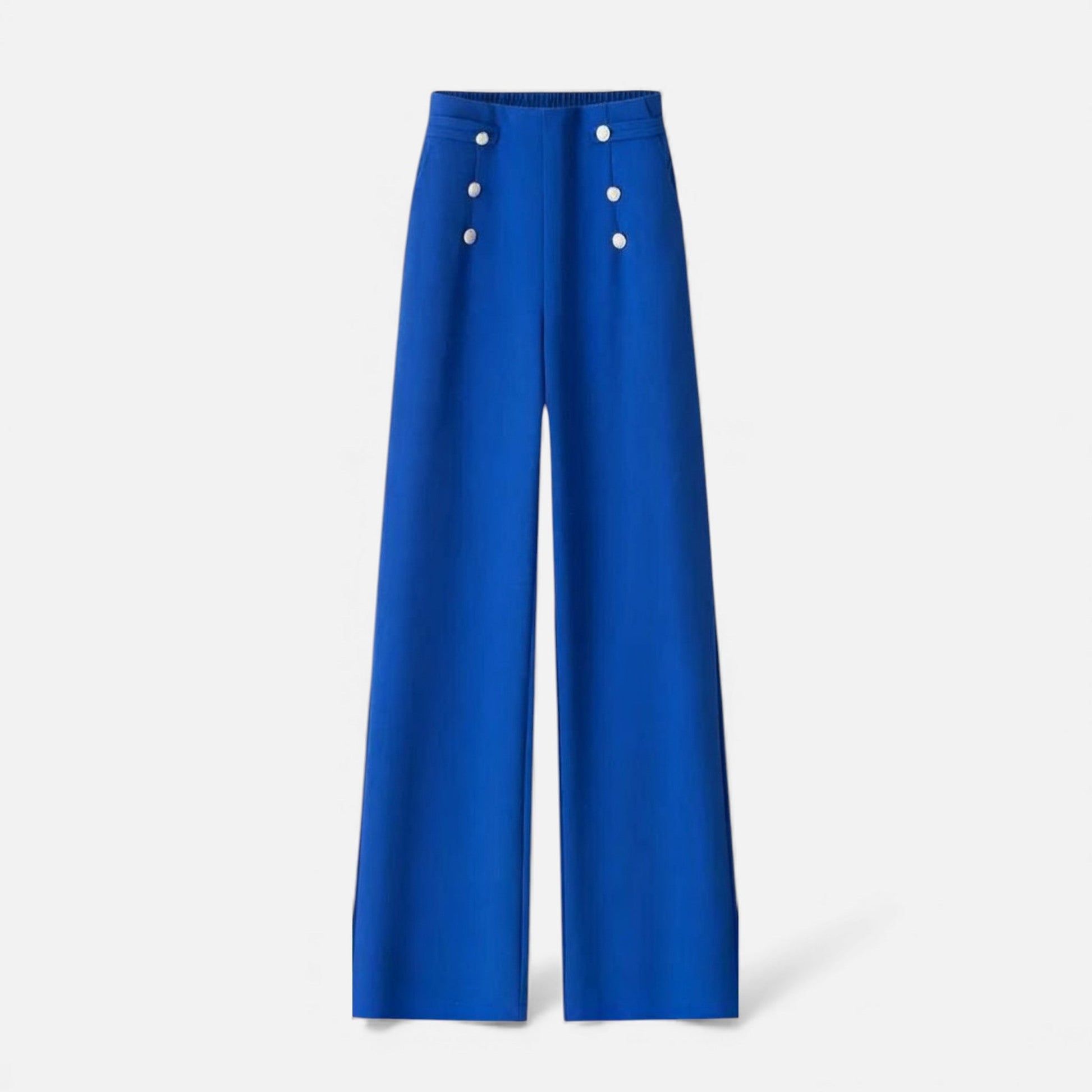 Women’s Wide-Leg High-Waist Trousers - Sofia Maris