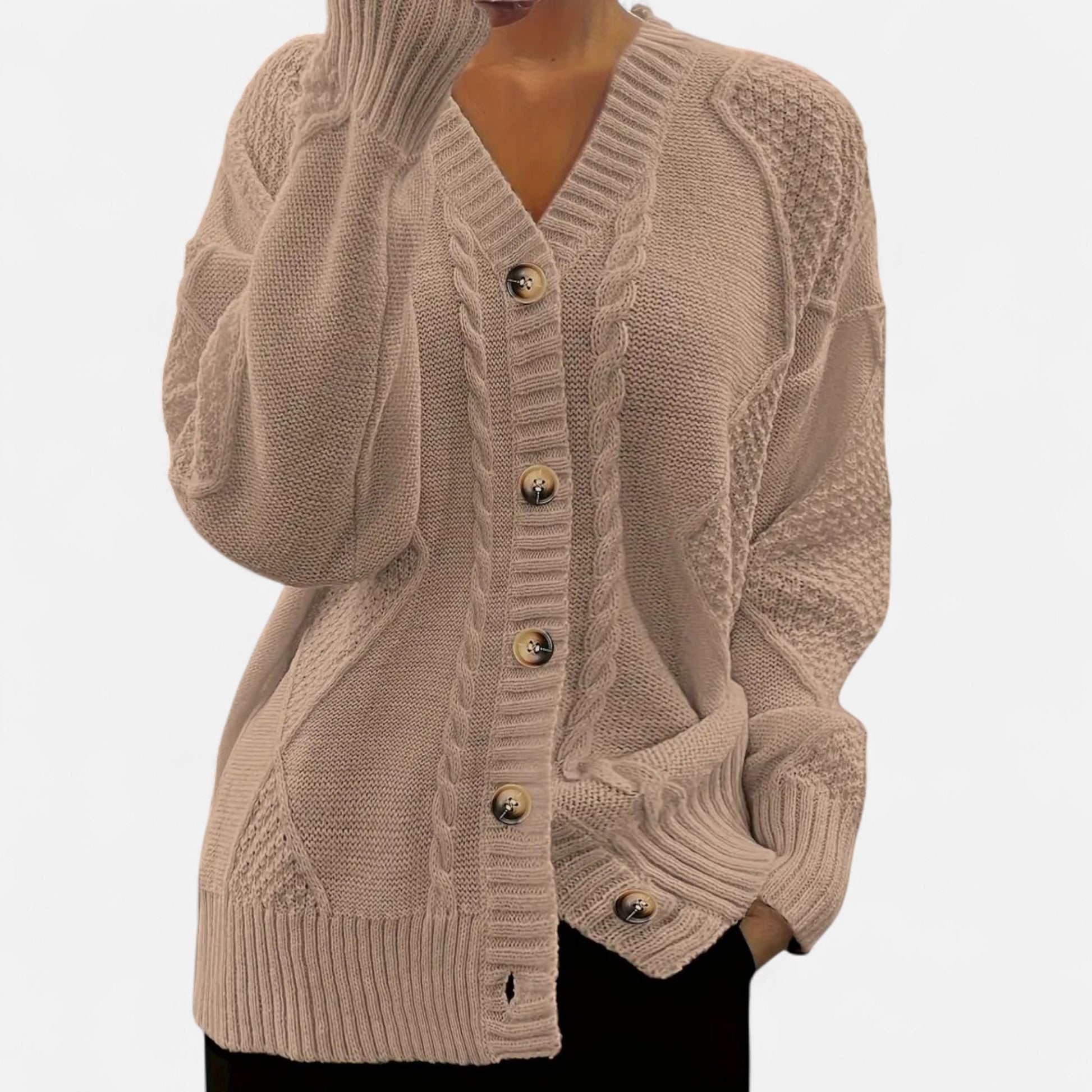 Women’s Knit Autumn Cardigan - Sofia Maris