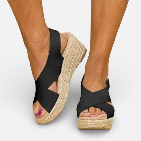 Women’s Cushioned Wedge Sandals for Summer Walking