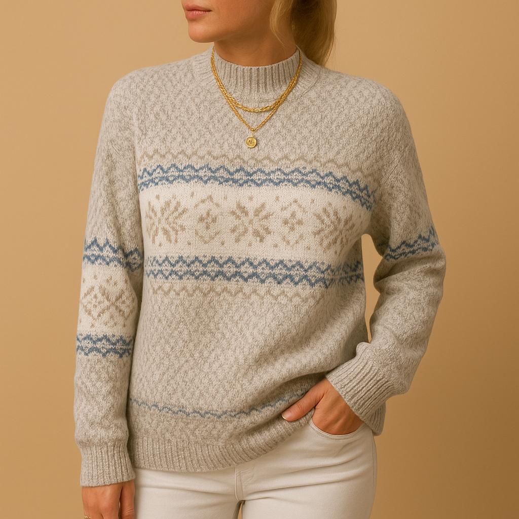 Women’s Festive Winter Sweater - Sofia Maris
