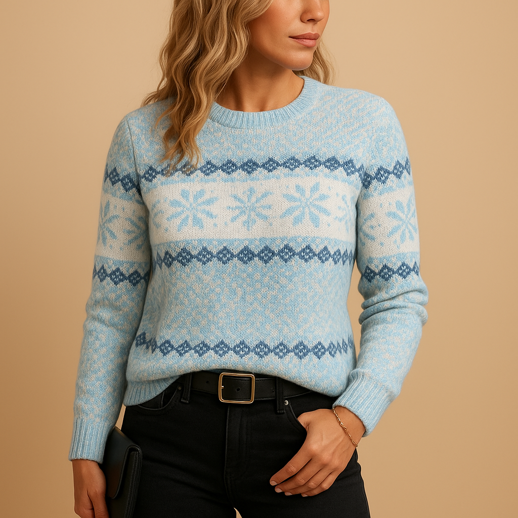 Women’s Festive Winter Sweater - Sofia Maris