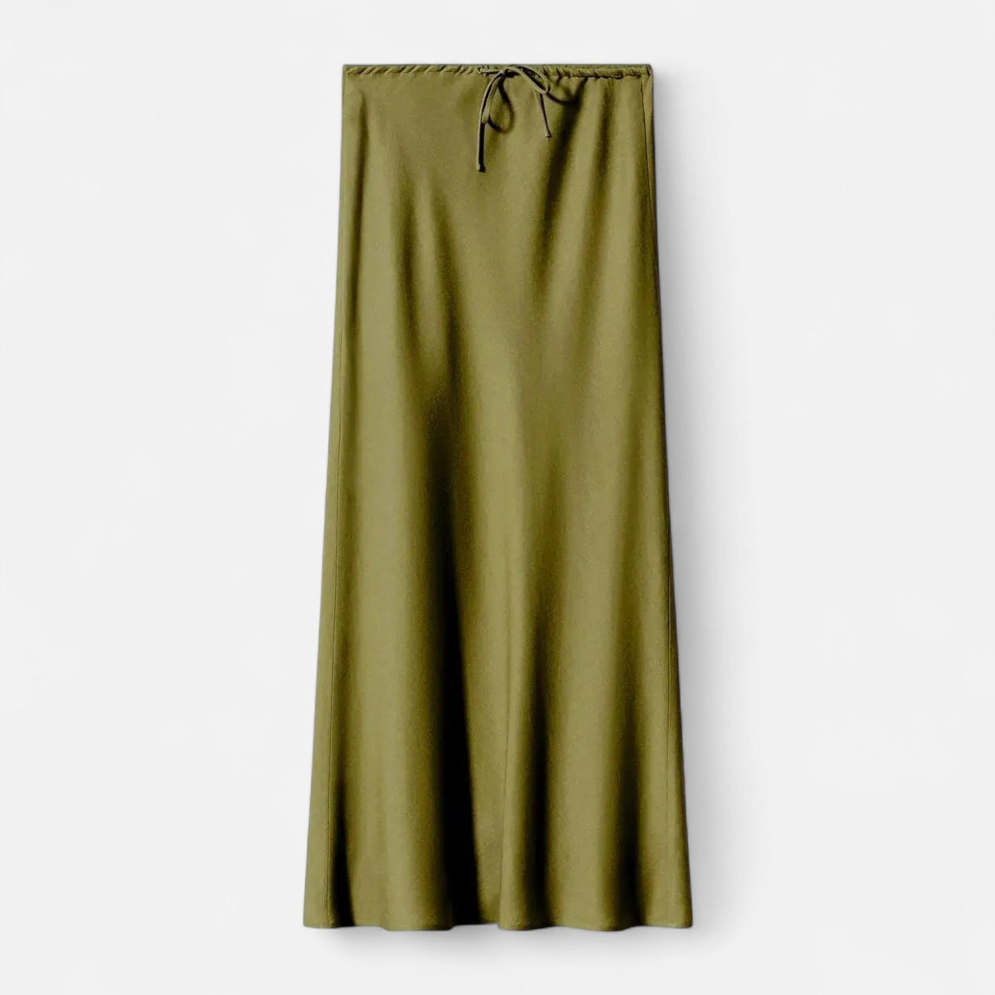 Women's Elegant High-Waist Satin Skirt - Sofia Maris